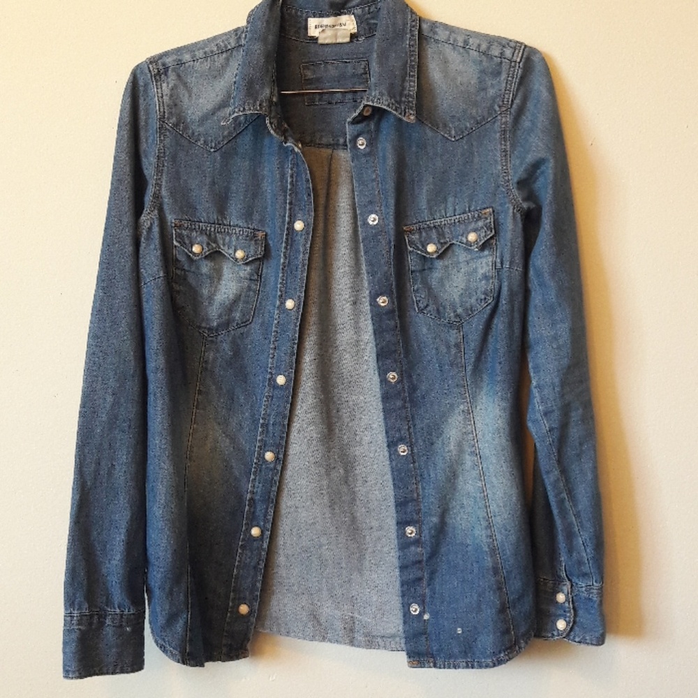 Denim top